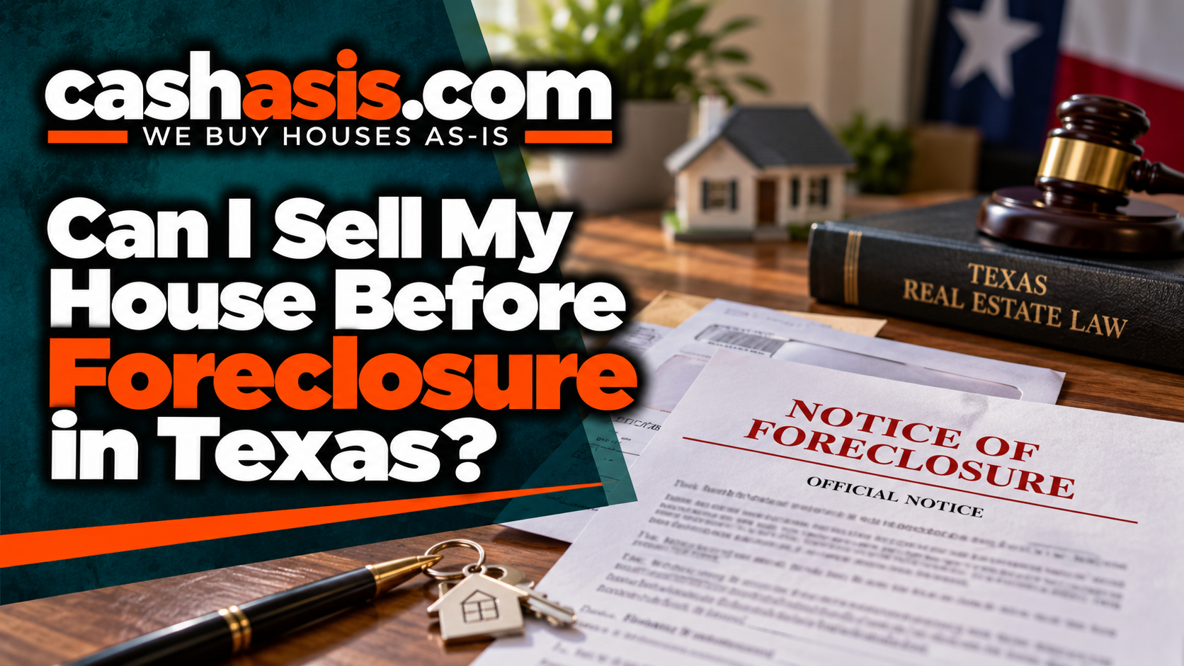 Can I Sell My House Before Foreclosure in Texas?